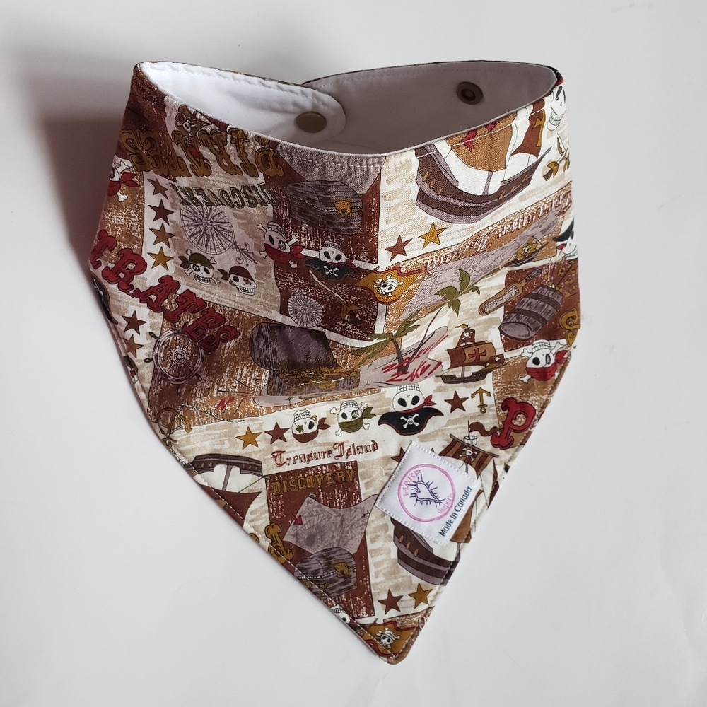 FREE ADD ON } Harp Diapers adjustable waterproof baby bandana drool bib pirate